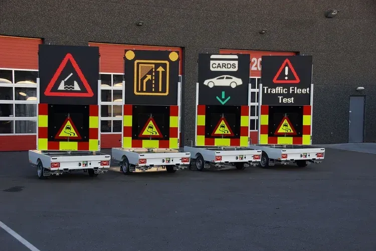 Sperrevogn / skiltvogn